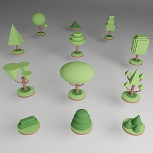 LOW POLY TREE 3D model