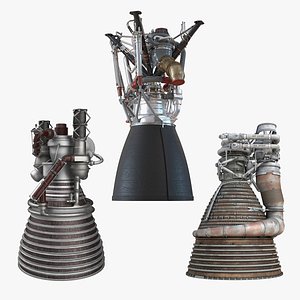rocket engines 2 3D model