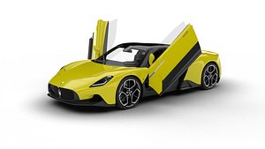 3D Maserati MC20 2021 HQ 3d model