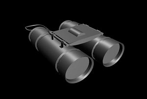 binoculars 3d model