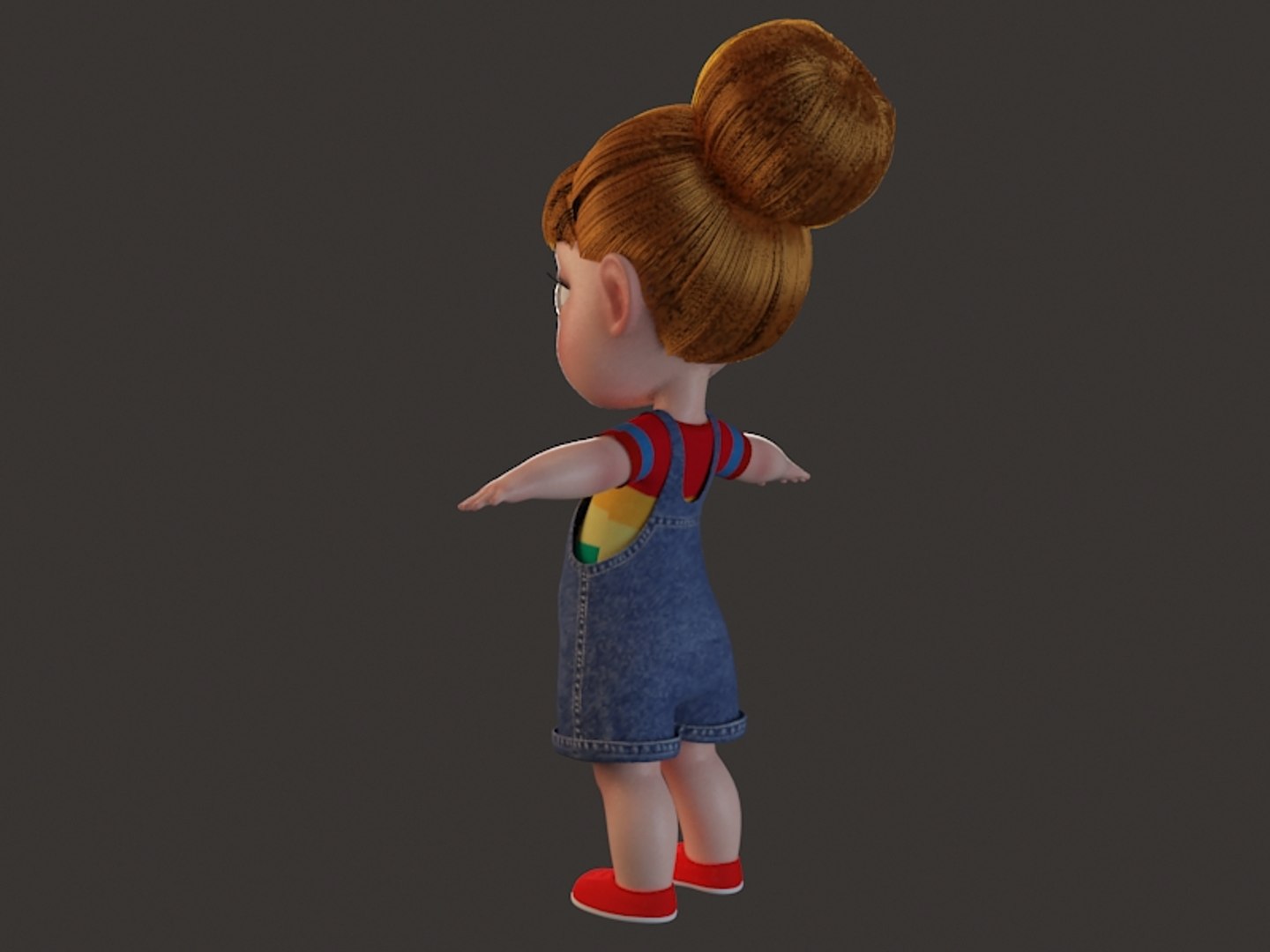 Topology Character Animation 3d Model