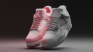 Air Jordan 4 - Nike shoes - 04 3D model
