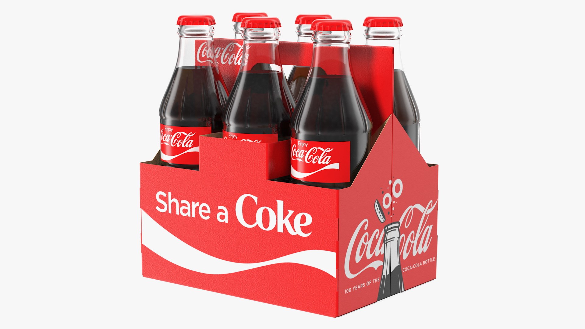 Coca cola bottle package model - TurboSquid 1450991