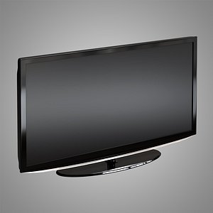 32 inch LCD TV 3D model