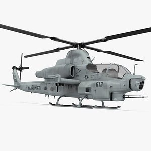 3D Bell AH-1Z Lethal Combat Helicopter model