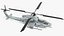 3D Bell AH-1Z Lethal Combat Helicopter model