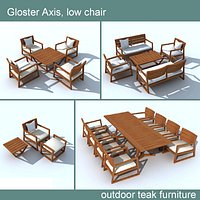 Gloster Axis outdoor furniture