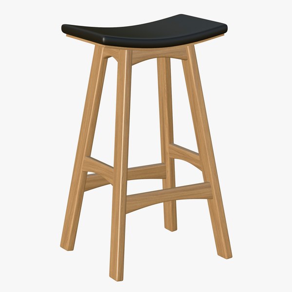 Wooden Stool Chair 3D model - TurboSquid 1853353