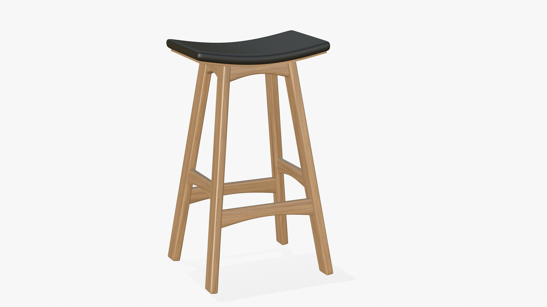 Wooden Stool Chair 3D model TurboSquid 1853353