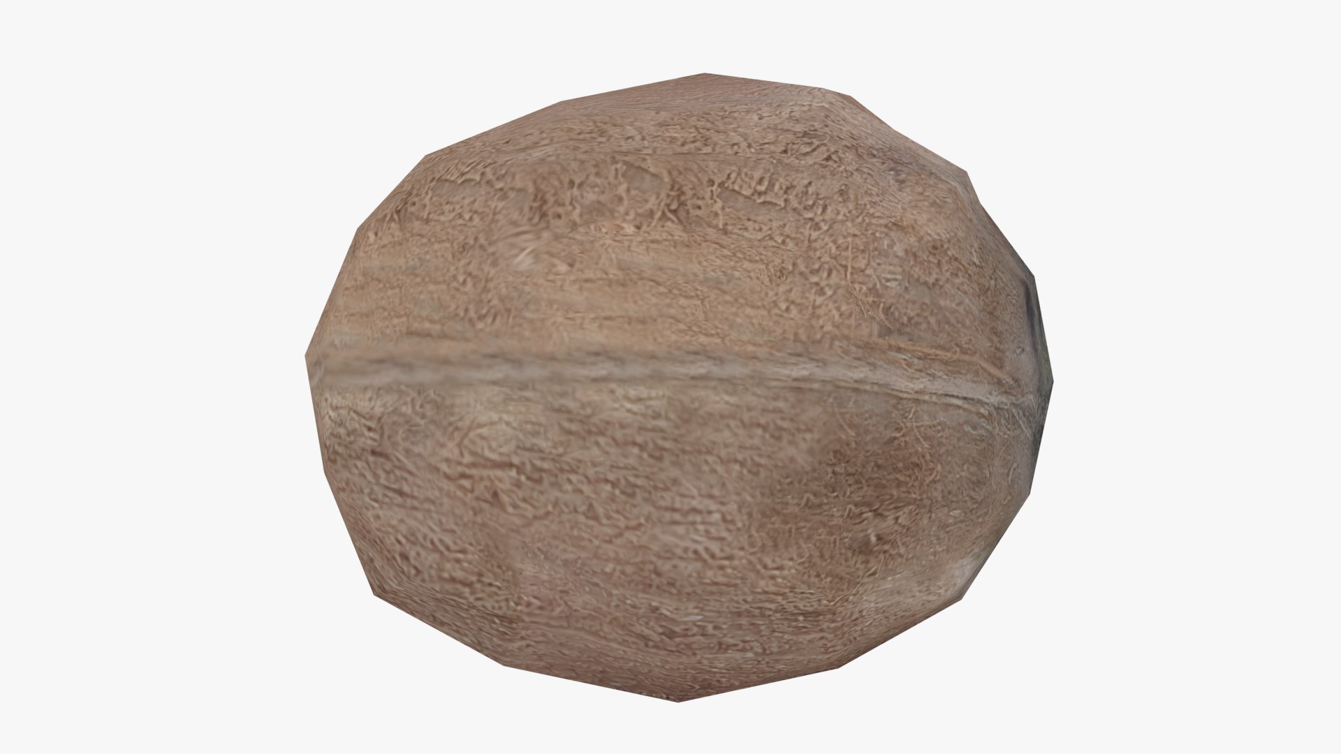 3D Coconut Low Poly 3d Model Model - TurboSquid 2232323