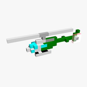 Game Ready Bell 206 pixelated