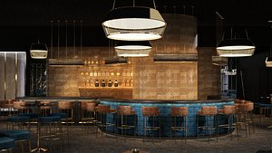 Luxury nightclub bar interior design
