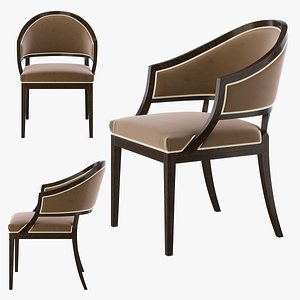 3D model Pavlova Occasional Chair chai ming