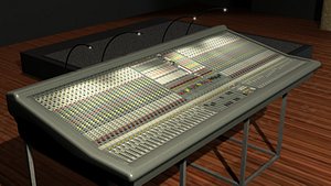 3d model midas xl-250 mixing console