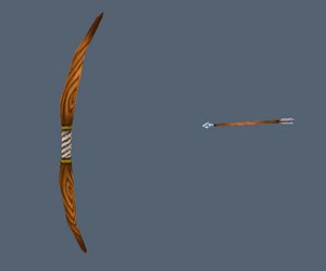 3d bow arrow