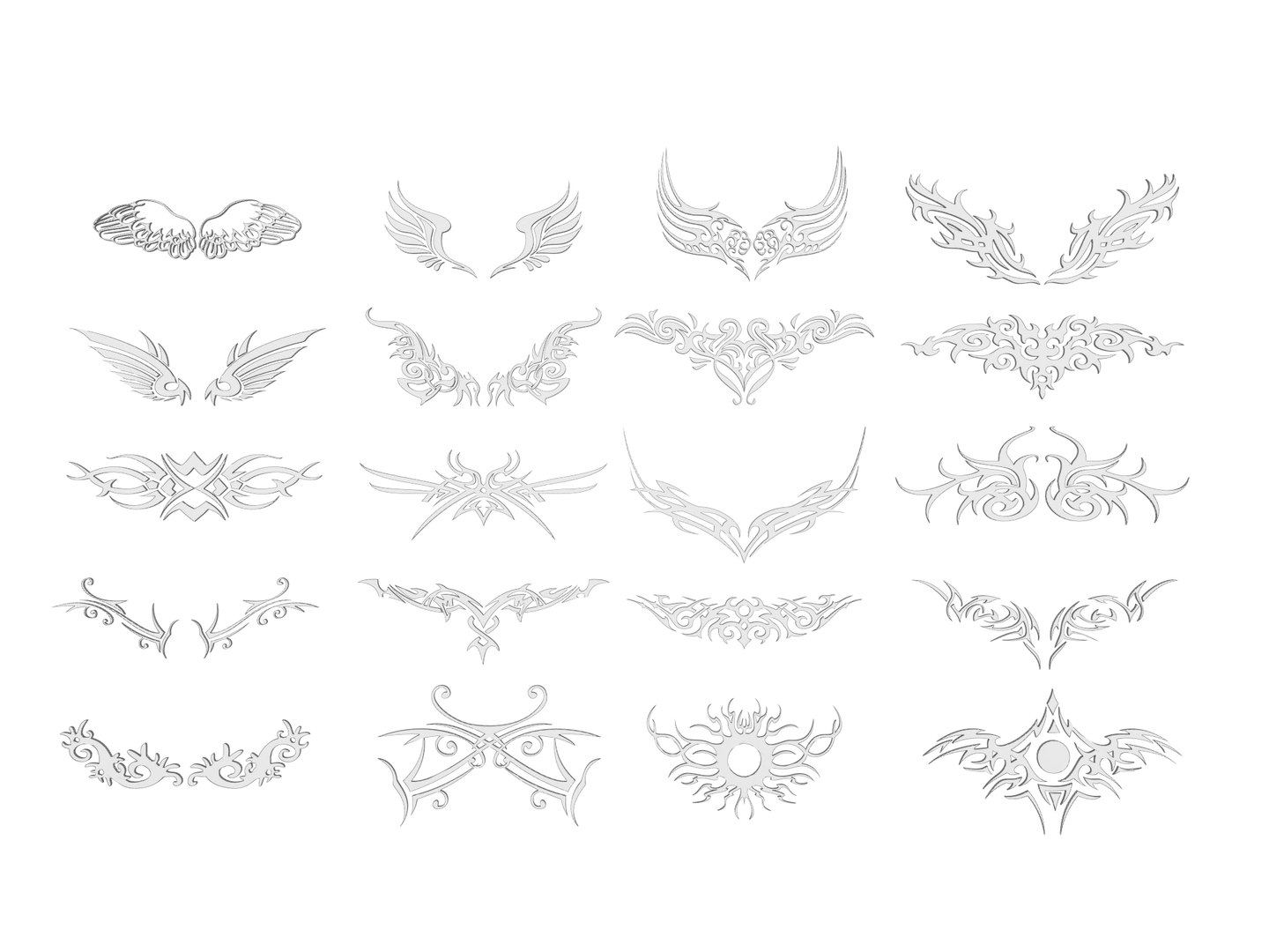 Black Tribal Wing Tattoo Stencils 3D model https://p.turbosquid.com/ts-thumb/0i/eoSh9I/pK/tattoo9/png/1782478775/1920x1080/fit_q87/eca3676a69eadae69ca3ed87420fad0f6912b4e2/tattoo9.jpg
