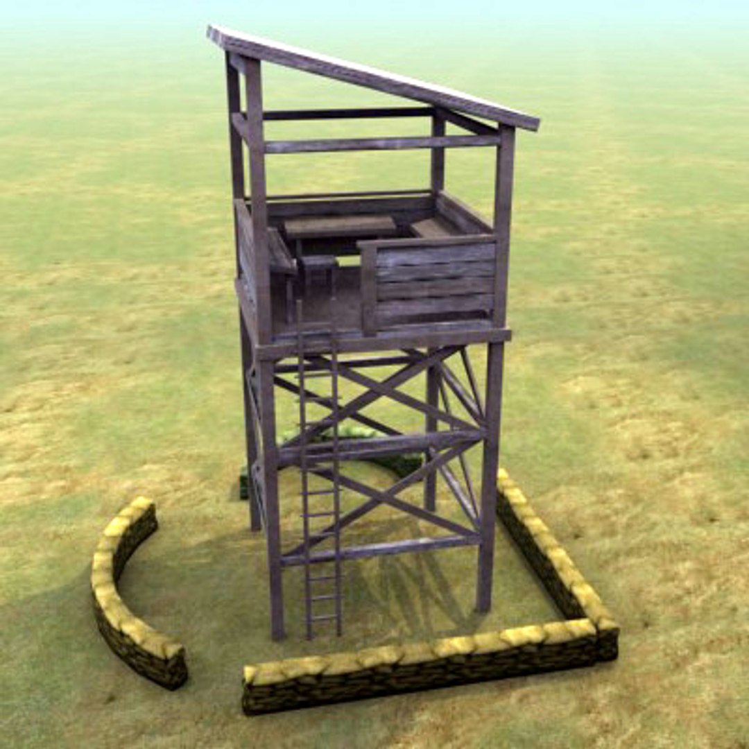 Multi Guard Tower 3d Max