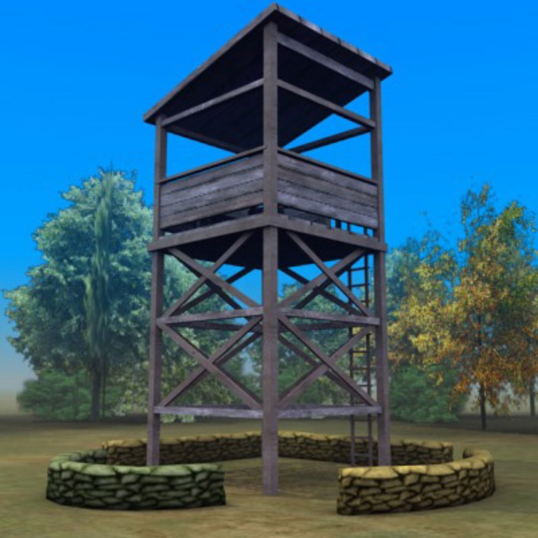 Multi Guard Tower 3d Max