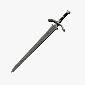 3d fantasy sword model
