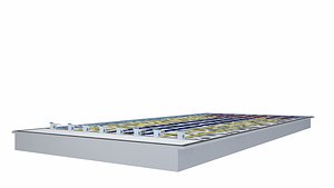 3D swimming pool model