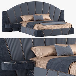 3D Luxury Bed model