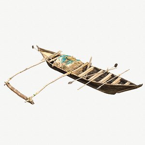 fishing boat india 3D model