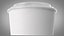 Paper Food Bowl with Clear Lid for Soup for Salad 32 Oz 1000 ml Mockup