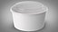 Paper Food Bowl with Clear Lid for Soup for Salad 32 Oz 1000 ml Mockup