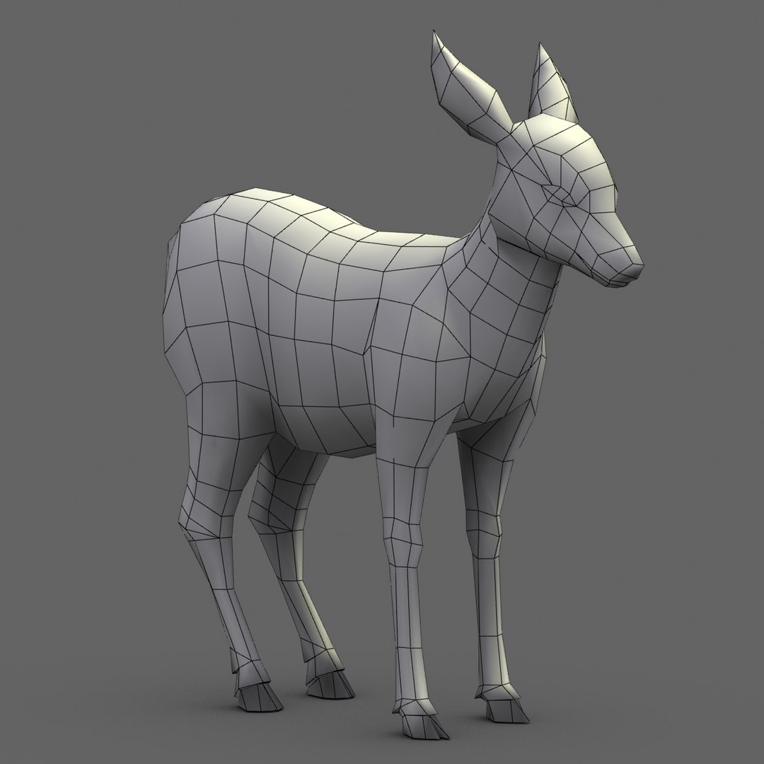 3d model deer fawn https://p.turbosquid.com/ts-thumb/0i/slqUcc/VEG0oV4A/deer_fawn_wireframe_01/png/1328898712/1920x1080/fit_q87/90fa6b235d7517b1a5616df70d4ea6d0f99e771e/deer_fawn_wireframe_01.jpg