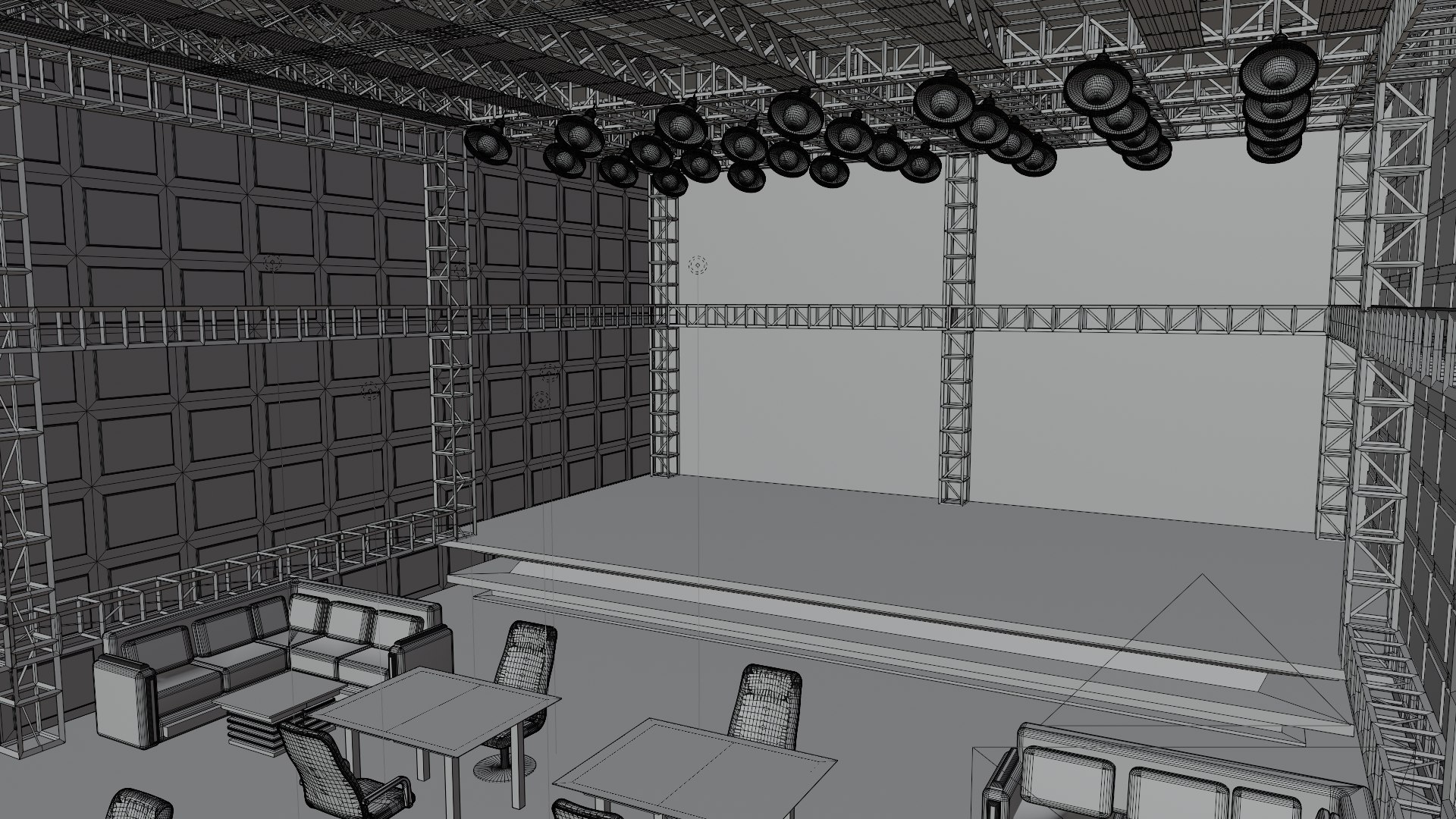 3D Nightclub Disco Interior - TurboSquid 2161385