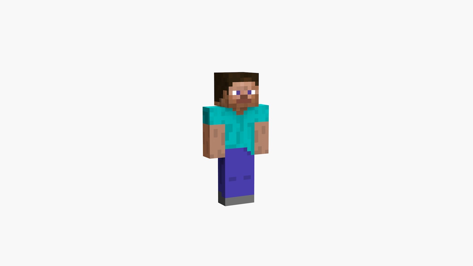 Minecraft Steve Model - TurboSquid 1843273