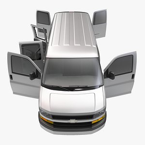 Van Chevrolet Express 2014 Rigged