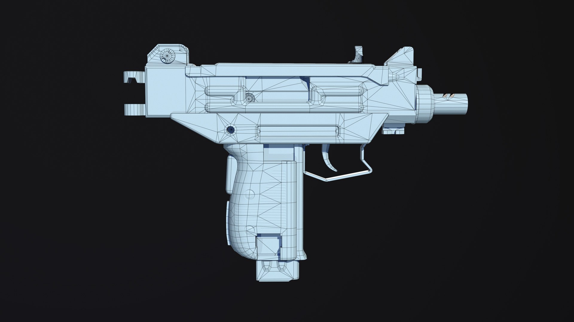 Weapon - gun smg 3D model - TurboSquid 1548186