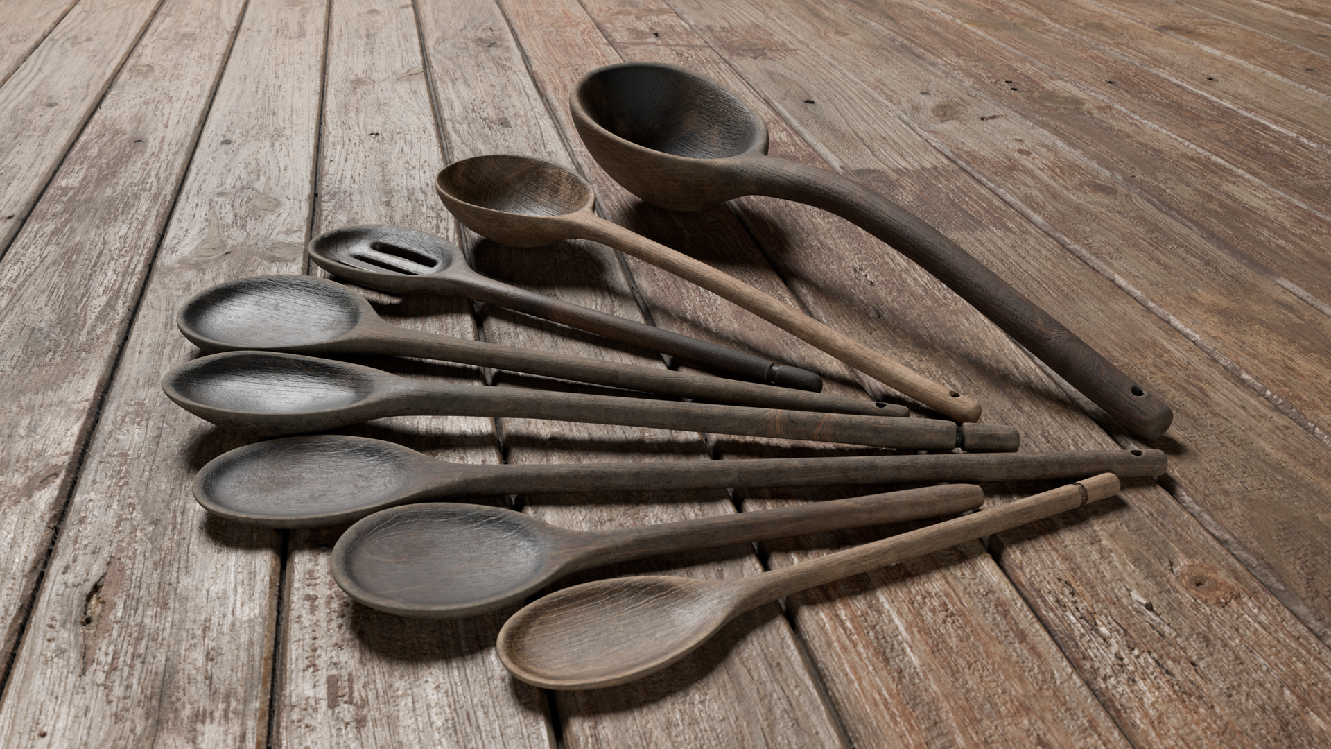8 Old Wooden Cooking Spoons Ladles Rustic Antique Hand Made Carved Worn Kitchen Vintage Tool 8K PBR 3D model https://p.turbosquid.com/ts-thumb/0j/16SJut/KB/turntable1/png/1755765886/1920x1080/turn_fit_q99/81372b479dfbaf01e215af275d2b6e07e3c74e2e/turntable1-1.jpg