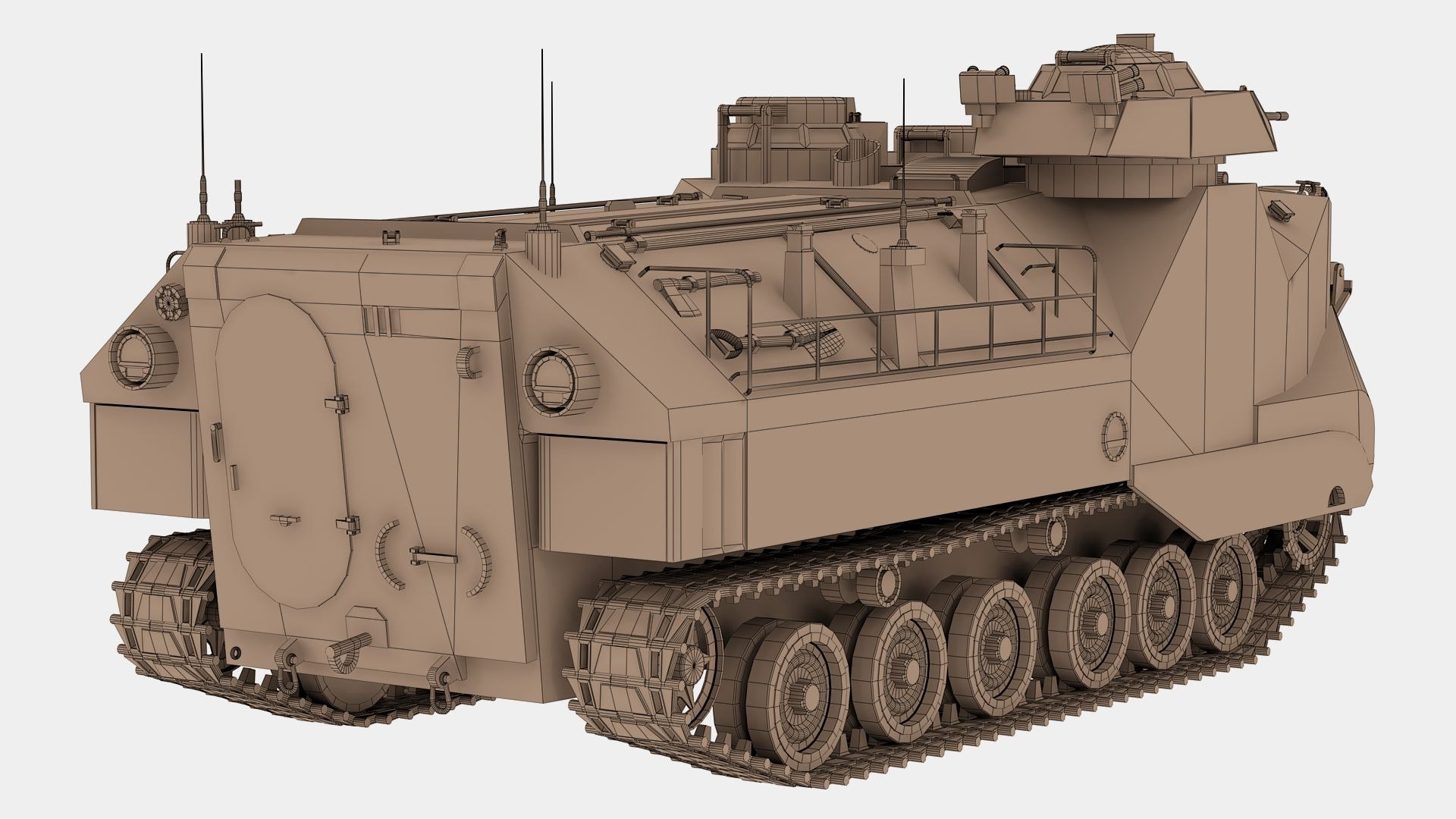 AAVP 7A1 Assault Amphibious Vehicle 3D - TurboSquid 2523342