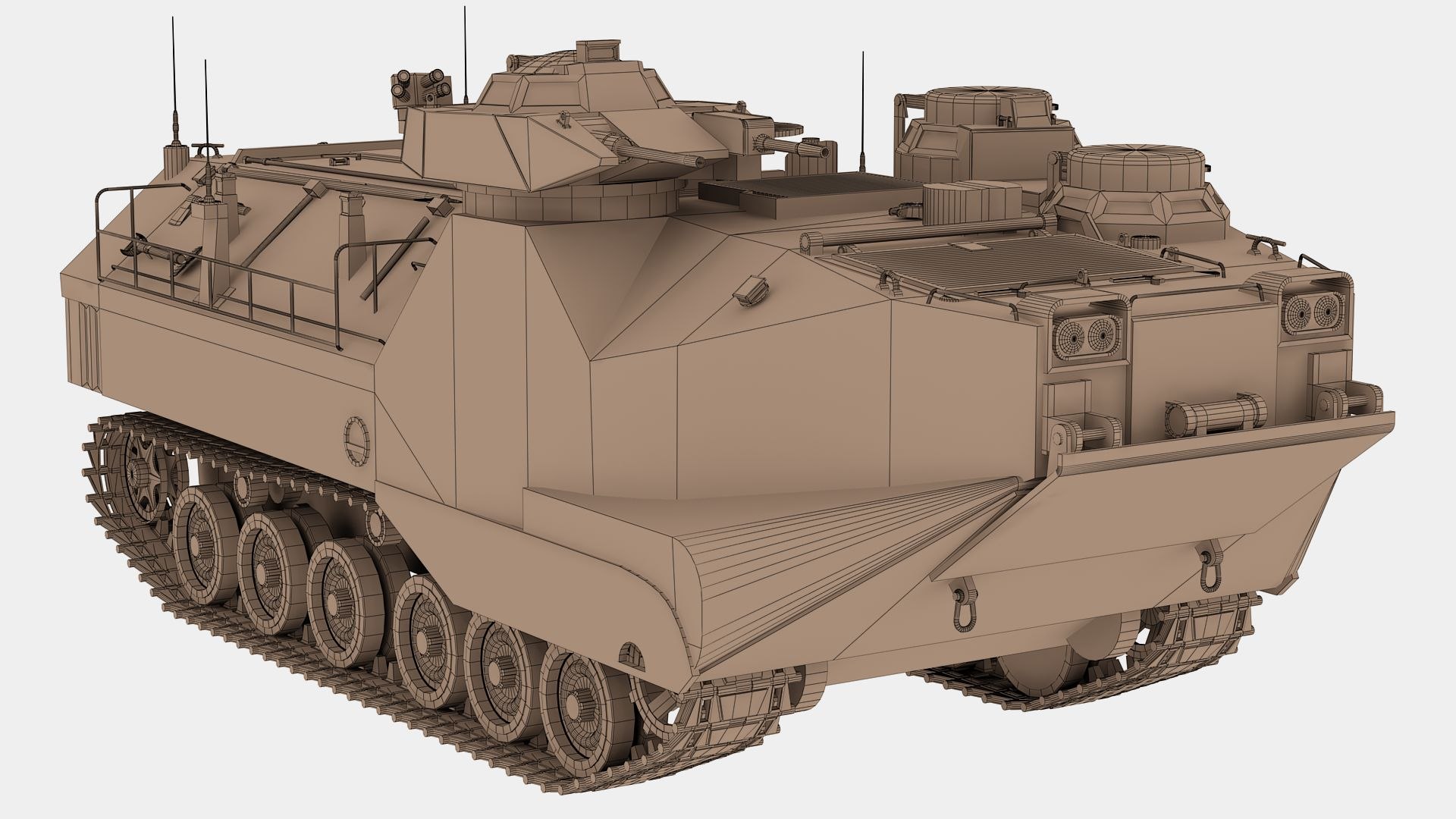 AAVP 7A1 Assault Amphibious Vehicle 3D - TurboSquid 2523342