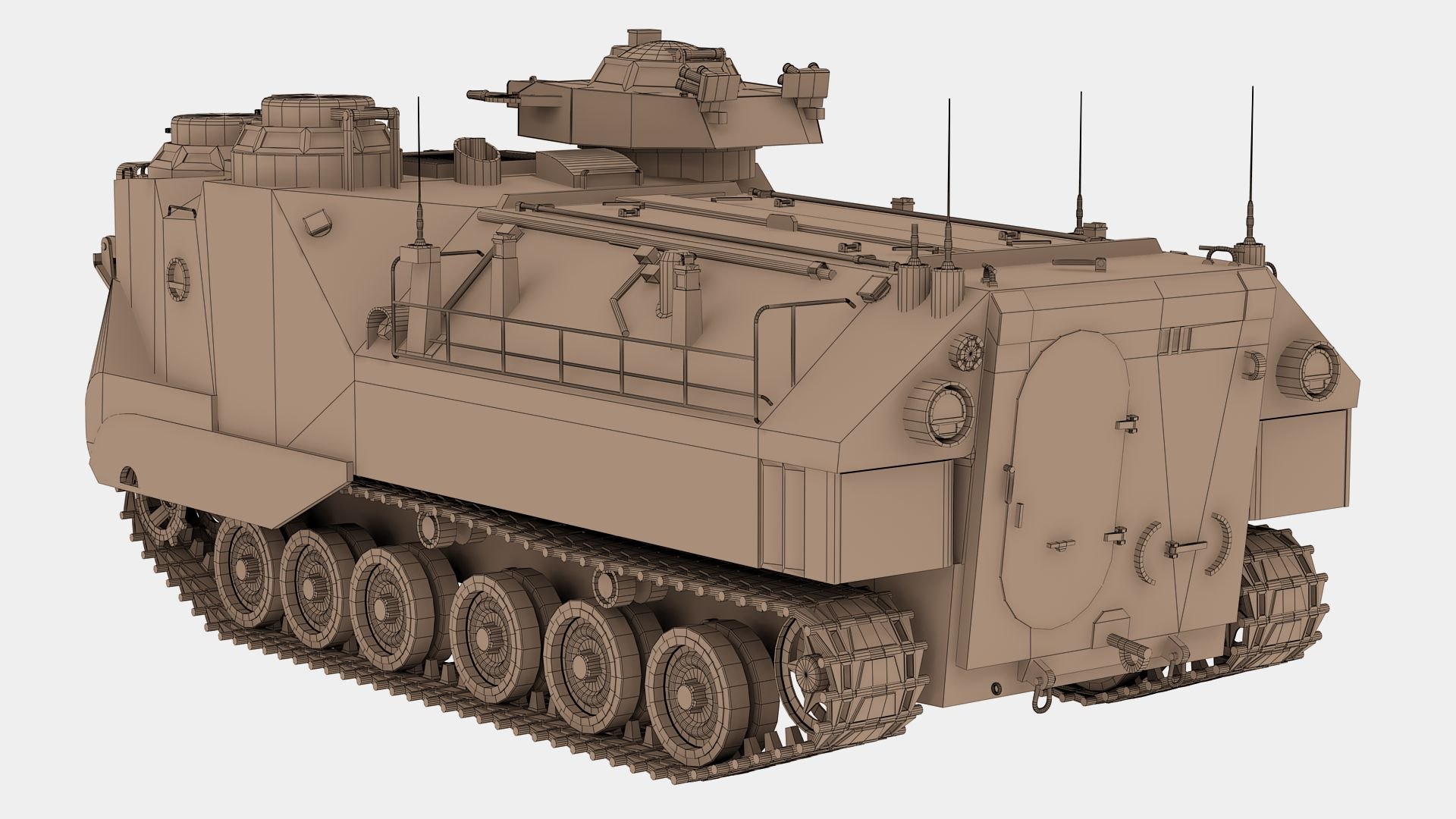 AAVP 7A1 Assault Amphibious Vehicle 3D - TurboSquid 2523342