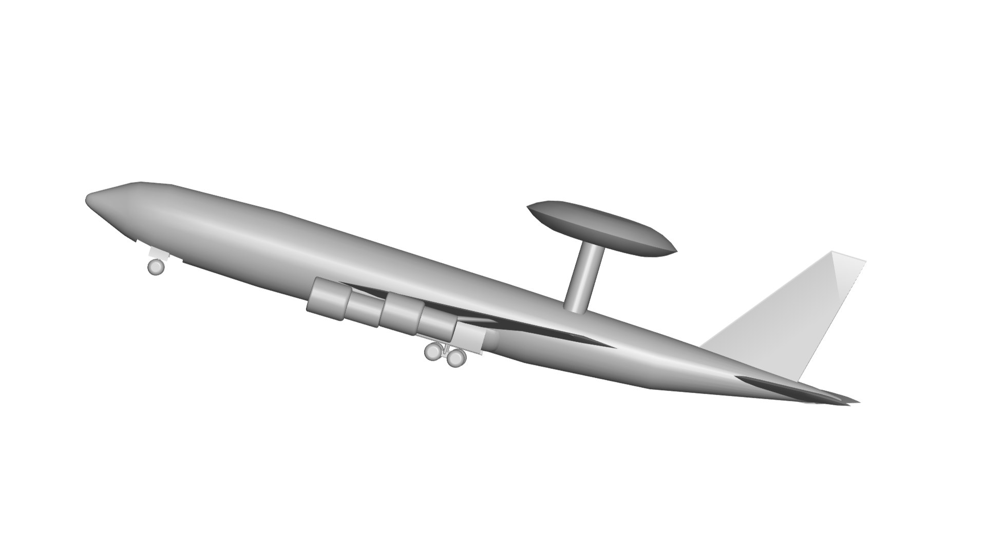Boeing E-3 Sentry 3D Model - TurboSquid 1986557