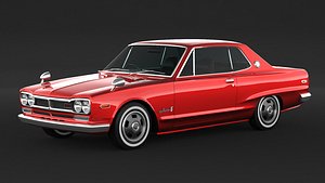 3D model nissan skyline gt