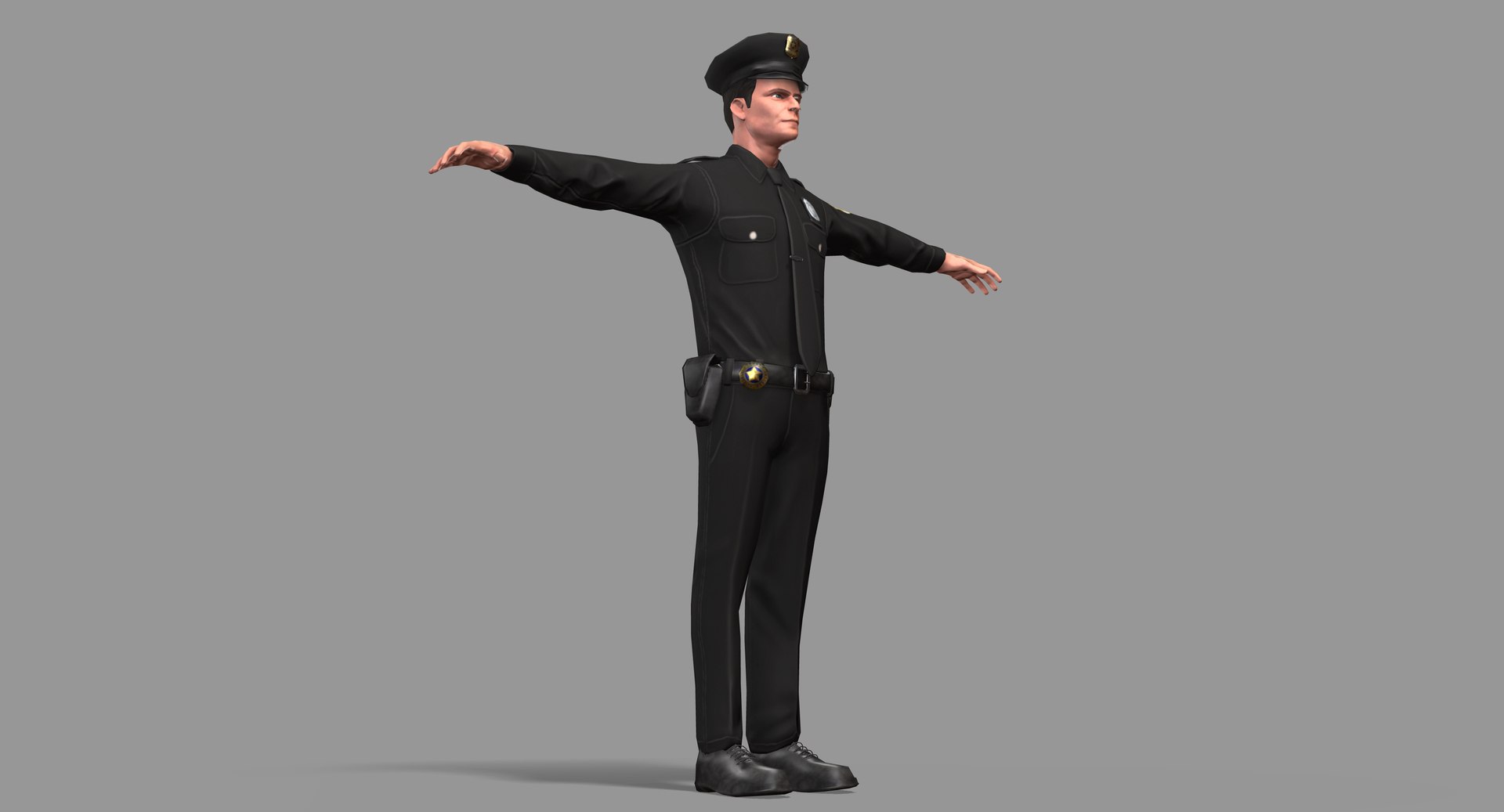3D pbr police model - TurboSquid 1310644