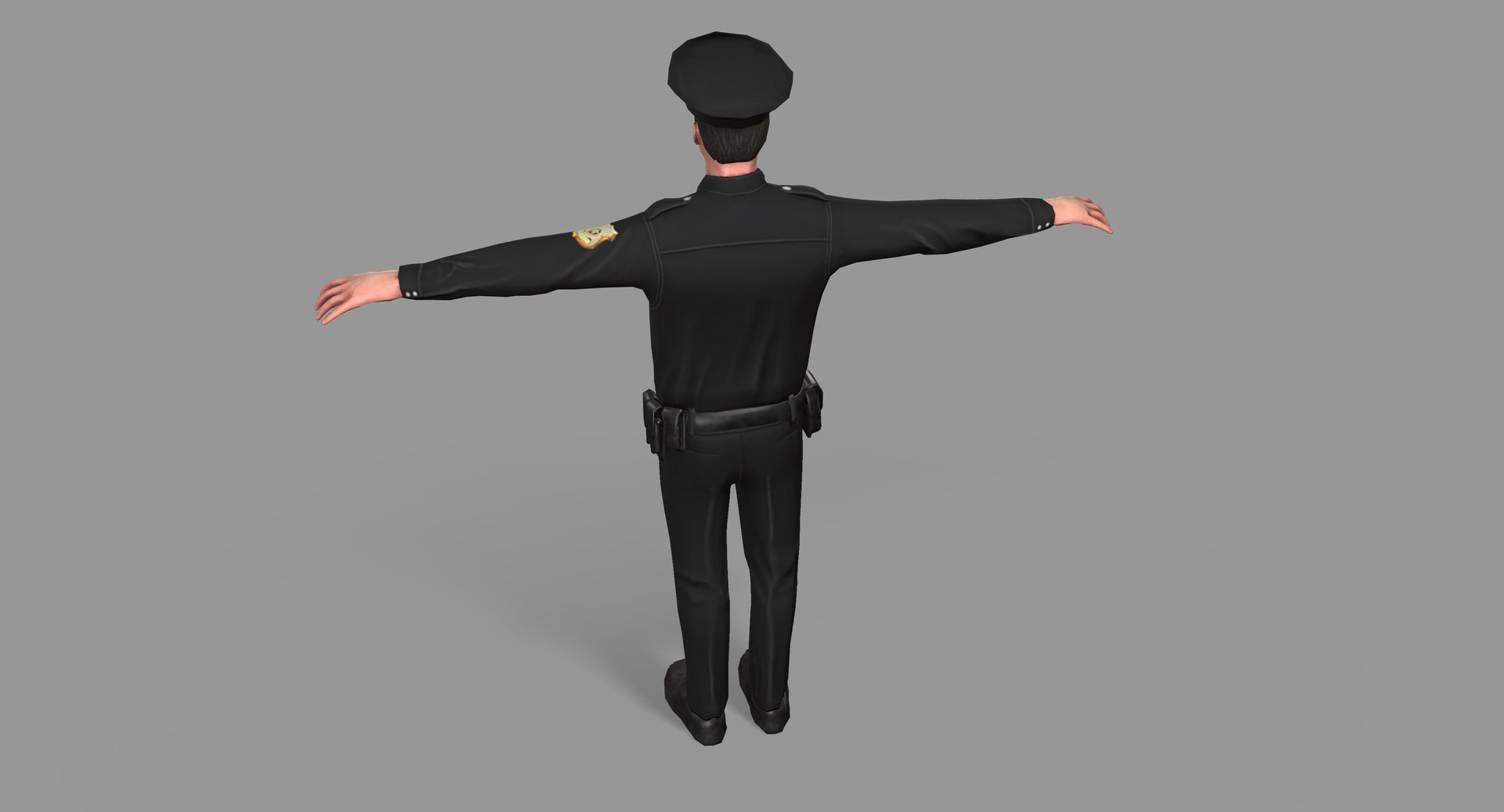 3D pbr police model - TurboSquid 1310644