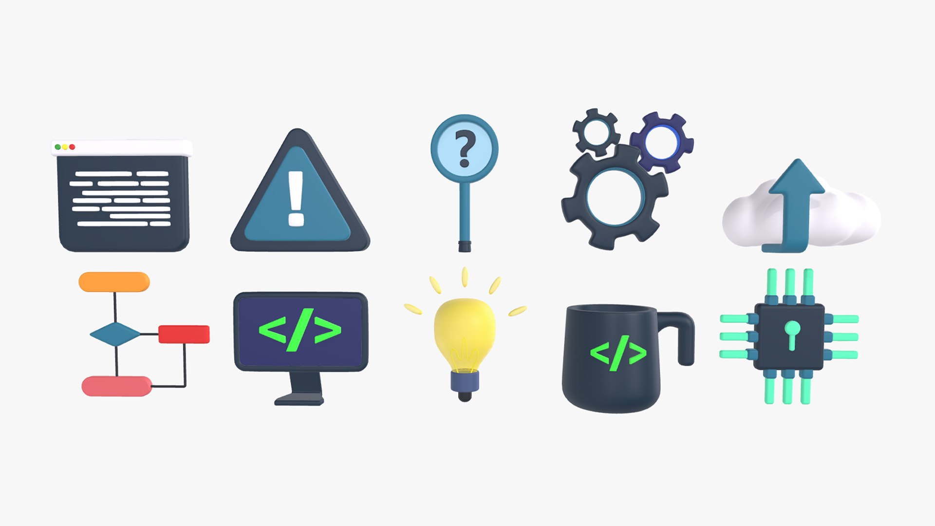 Coding And Development 3D Model - TurboSquid 2043176