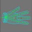gloved toon hands 3d model