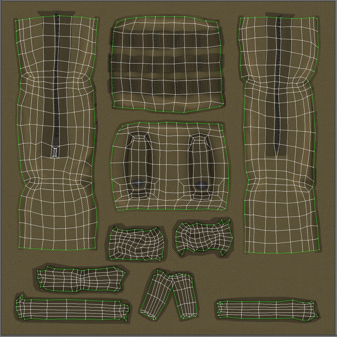 Molle Tactical Bag Small 3D Model - TurboSquid 1271817