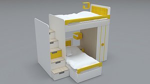 3D children bed
