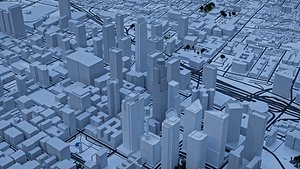 Los Angeles - City and surroundings 3D model 3D model