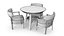 Set tavolo da pranzo per 3 persone