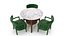 Set tavolo da pranzo per 3 persone