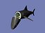3d shark submarine