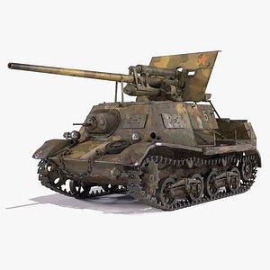 ZIS 30 Military Self Propelled Artillery Unit USSR